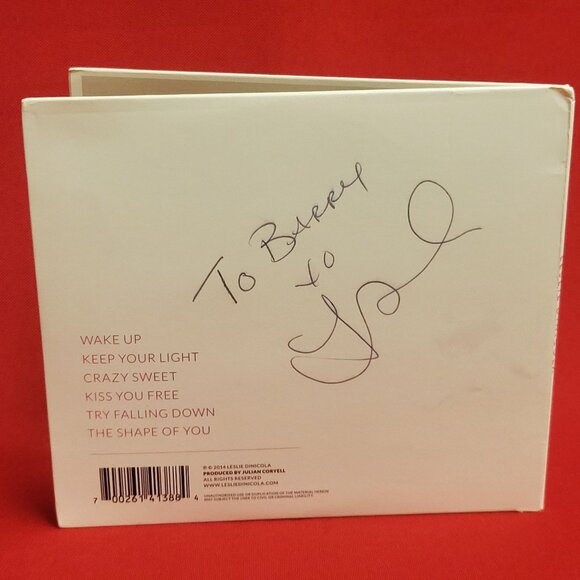 Wake Up Leslie Dinicola CD 2014 Signed - Picture 2 of 8